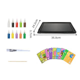 Maxbell Sand Painting Light Box and Crafts for Preschool Kindergarten Beginner Sand Art