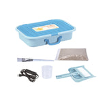 Maxbell Sand Painting Light Box and Crafts for Preschool Kindergarten Beginner Blue Box
