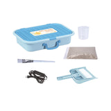 Maxbell Sand Painting Light Box and Crafts for Preschool Kindergarten Beginner Blue Box