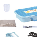 Maxbell Sand Painting Light Box and Crafts for Preschool Kindergarten Beginner Blue Box