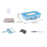 Maxbell Sand Painting Light Box and Crafts for Preschool Kindergarten Beginner Blue Box