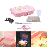 Maxbell Sand Painting Light Box and Crafts for Preschool Kindergarten Beginner Pink Box