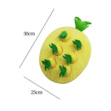 Maxbell Hide and Seek Carrot Durable for Memory Games Fun Carrots Harvest Toy Cats Pineapple