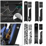 Maxbell Bike Frame Protection Stickers DIY Protector for Mountain Bike Road Bike Carbon Fiber