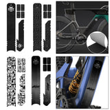 Maxbell Bike Frame Protection Stickers DIY Protector for Mountain Bike Road Bike Carbon Fiber