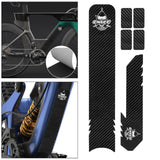 Maxbell Bike Frame Protection Stickers DIY Protector for Mountain Bike Road Bike Carbon Fiber