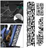 Maxbell Bike Frame Protection Stickers DIY Protector for Mountain Bike Road Bike  Anime