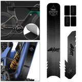 Maxbell Bike Frame Protection Stickers DIY Protector for Mountain Bike Road Bike Rhombus