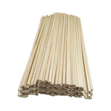 Maxbell 100Pcs Unfinished Wood Sticks Woodcrafts for Crafts Model Building Supplies 300cm