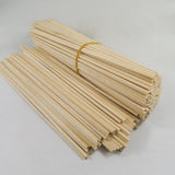 Maxbell 100Pcs Unfinished Wood Sticks Woodcrafts for Crafts Model Building Supplies 300cm
