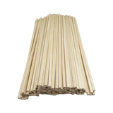 Maxbell 50x Unfinished Wood Sticks Smooth Small for Crafts Educational Accessories 200mmx3mmx3mm
