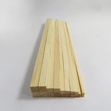 Maxbell 50x Unfinished Wood Sticks Smooth Small for Crafts Educational Accessories 300mmx3mmx3mm