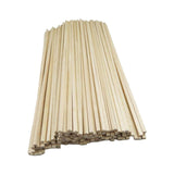 Maxbell 50x Unfinished Wood Sticks Smooth Small for Crafts Educational Accessories 300mmx3mmx3mm
