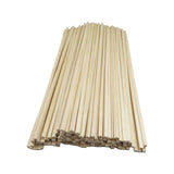 Maxbell 50x Unfinished Wood Sticks Smooth Small for Crafts Educational Accessories 300mmx3mmx3mm