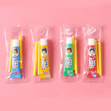 Maxbell Double Sided Tape Kids Toy Interactive Colorful Removable for Party Yard 4Pcs 7g