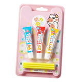 Maxbell Double Sided Tape Kids Toy Interactive Colorful Removable for Party Yard 3Pcs 10g