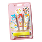 Maxbell Double Sided Tape Kids Toy Interactive Colorful Removable for Party Yard 3Pcs 10g
