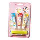 Maxbell Double Sided Tape Kids Toy Interactive Colorful Removable for Party Yard 3Pcs 10g