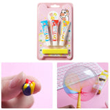 Maxbell Double Sided Tape Kids Toy Interactive Colorful Removable for Party Yard 3Pcs 10g