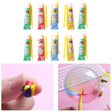 Maxbell Double Sided Tape Kids Toy Interactive Colorful Removable for Party Yard 10Pcs 7g