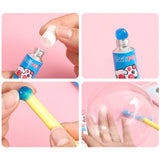 Maxbell 20x Colorful Plastic Bubbles DIY Crafting Childhood Nostalgia Toy for Gift