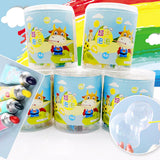 Maxbell 20x Colorful Plastic Bubbles DIY Crafting Childhood Nostalgia Toy for Gift
