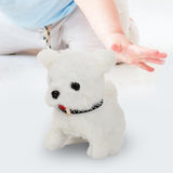 Maxbell Battery Operated Electronic Stuffed Animal for Party Favors Festival Easter White