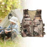Maxbell Children Outdoor Vest Breathable Kids Cargo Vest for Role Play Desert 40cm