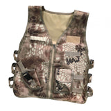 Maxbell Children Outdoor Vest Breathable Kids Cargo Vest for Role Play Desert 45cm