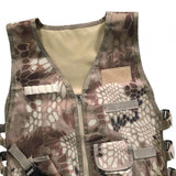 Maxbell Children Outdoor Vest Breathable Kids Cargo Vest for Role Play Desert 50cm