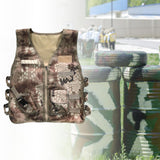 Maxbell Children Outdoor Vest Breathable Kids Cargo Vest for Role Play Desert 50cm