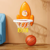 Maxbell Kids Basketball Hoop Set Indoor Outdoor Sport Games for Kids Children Girls Orange