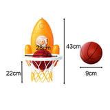 Maxbell Kids Basketball Hoop Set Indoor Outdoor Sport Games for Kids Children Girls Orange