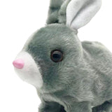 Maxbell Electric Bunny Toys Simulation Hopping Jumping Walking for Bedtime Friend Short Plush