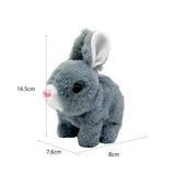 Maxbell Electric Bunny Toys Simulation Hopping Jumping Walking for Bedtime Friend Long Plush