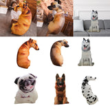 Maxbell Animals Dog Pattern Plush Pillow Cushion Plush Stuffed Toy 90cm Comfortable Brown Dog