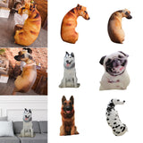 Maxbell Animals Dog Pattern Plush Pillow Cushion Plush Stuffed Toy 90cm Comfortable Brown Dog