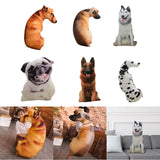 Maxbell Animals Dog Pattern Plush Pillow Cushion Plush Stuffed Toy 90cm Comfortable Brown Dog