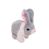 Maxbell Electric Bunny Toys Hopping Jumping Walking for Kids Toy Party Favor Easter Gray