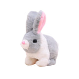 Maxbell Electric Bunny Toys Hopping Jumping Walking for Kids Toy Party Favor Easter Gray