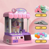 Maxbell Small Claw Machine Classic Electronic Arcade Game for Boys Girls Kids Adults large 30 doll pink