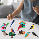 Maxbell Felt Sewing Kits Fish and Birds Art Craft Kits for Beginners for Girls Boys