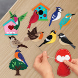 Maxbell Felt Sewing Kits Fish and Birds Art Craft Kits for Beginners for Girls Boys