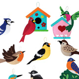 Maxbell Felt Sewing Kits Fish and Birds Art Craft Kits for Beginners for Girls Boys