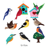 Maxbell Felt Sewing Kits Fish and Birds Art Craft Kits for Beginners for Girls Boys