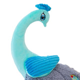 Maxbell Simulation Peacock Pillow Floor Cushion Throw Pillow Home Decor Firm Stuffed Blue
