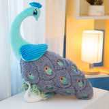 Maxbell Simulation Peacock Pillow Floor Cushion Throw Pillow Home Decor Firm Stuffed Blue