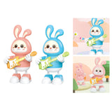 Maxbell Electronic Interactive Rabbit Musical and Dance Bunny Toy for Bedtime Friend Pink