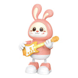 Maxbell Electronic Interactive Rabbit Musical and Dance Bunny Toy for Bedtime Friend Pink