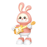 Maxbell Electronic Interactive Rabbit Musical and Dance Bunny Toy for Bedtime Friend Pink